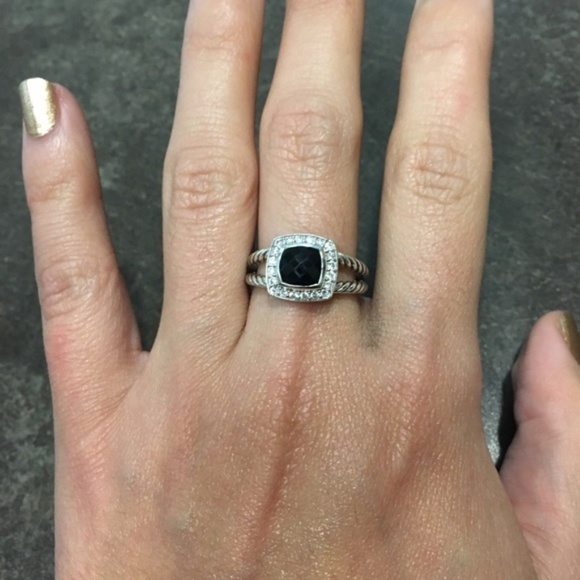 David Yurman Jewelry - David Yurman Black Orchid Amethyst Diamond Ring